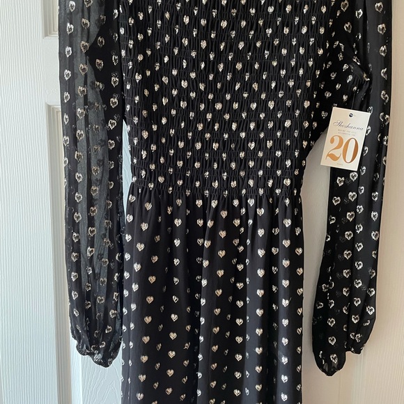 Shoshanna Black Walker Mini Dress Size 10 - Picture 3 of 8